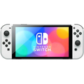 Портативная игровая приставка Nintendo Switch OLED with Neon Blue and Neon Red Joy-Con (045496453435), Цвет корпуса: Белый, Объем: 64 ГБ  Портативная игровая приставка Nintendo Switch OLED with Neon Blue and Neon Red Joy-Con (045496453435), Цвет корпуса: Белый, Объем: 64 ГБ