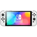 Портативная игровая приставка Nintendo Switch OLED with Neon Blue and Neon Red Joy-Con (045496453435), Цвет корпуса: Белый, Объем: 64 ГБ 