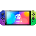 Портативная игровая приставка Nintendo Switch OLED Splatoon 3 Special Edition, Цвет корпуса: Фиолетовый, Объем: 64 ГБ  Портативная игровая приставка Nintendo Switch OLED Splatoon 3 Special Edition, Цвет корпуса: Фиолетовый, Объем: 64 ГБ