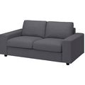 Двухместный диван ІКЕА Vimle Gunnared (s99400546) серый  Двухместный диван ІКЕА Vimle Gunnared (s99400546) серый