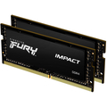 Оперативная память Kingston Fury SODIMM DDR4-3200 16384 MB PC4-25600 (Kit of 2x8192) Impact Black (KF432S20IBK2/16)  Оперативная память Kingston Fury SODIMM DDR4-3200 16384 MB PC4-25600 (Kit of 2x8192) Impact Black (KF432S20IBK2/16)