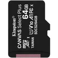 Kingston microSDXC 64GB Canvas Select Plus Class 10 UHS-I U1V10 A1 (SDCS2/64GBSP) 