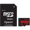 Карта пам'яті Apacer microSDXC 64GB UHS-I U1 Class 10 (R85 MB/s) + SD-adapter (AP64GMCSX10U5-R)  Карта пам'яті Apacer microSDXC 64GB UHS-I U1 Class 10 (R85 MB/s) + SD-adapter (AP64GMCSX10U5-R)