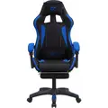 Игровое кресло с подставкой для ног GT Racer X-2324 Fabric Black/Blue 