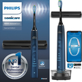Электрическая зубная щетка PHILIPS Sonicare HX9911/88 Diamond Clean 9000, Основний колір: Блакитний  Электрическая зубная щетка PHILIPS Sonicare HX9911/88 Diamond Clean 9000, Основний колір: Блакитний
