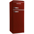 Двухкамерный холодильник SNAIGE FR24SM-PRDO0E бордовый 