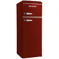 Двухкамерный холодильник SNAIGE FR24SM-PRDO0E бордовый 