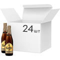 Упаковка пива Leffe Blonde светлое фильтрованное 6.4% 0.33 л x 24 шт (5410228142089) 