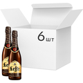 Упаковка пива Leffe Brune темное фильтрованное 6.3% 0.75 л x 6 шт (5410228135050) 