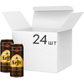 Упаковка пива Leffe Brune темное фильтрованное 6.3% 0.5 л x 24 шт (5410228201236) 