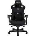 Кресло игровое Anda Seat Kaiser 3 Pro Size XL Black Fabric (AD12YDC-XL-01-B-CF-B02) 