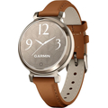Garmin Lily 2 Classic Cream Gold with Tan Leather Band (010-02839-02) 