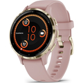 Смарт-часы Garmin Venu 3S Soft Gold Stainless Steel Bezel with Dust Rose Case and Silicone Band (010-02785-03) 