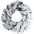 Венок Новогодько (YES! Fun) Альпийский заснеженный 70 см Белый (4820079036078) 