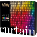 Гирлянда Smart LED Twinkly Curtain RGBW 400 Gen II IP44 1.45 х 2.1 м (TWW400SPP-TEU) 