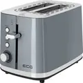 Тостер ECG Vintage ST2766 Scuro, Страна регистрации бренда: Чехия, Страна производитель: Китай, Доминирующий цвет: Серый 