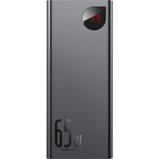 Повербанк Baseus Adaman Metal Digital Display 20000mAh 65W, Black (PPIMDA-D01) 