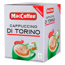 MacCoffee Cappuccino Di Torino со сладкой корицей 25 г x 10 шт 888729002264 