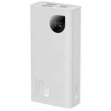 Повербанк Baseus Adaman 2 Metal Digital Display 20000mAh 30W White (PPAD050002), Цвет продукта: Белый 