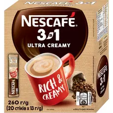 NESCAFE 3-в-1 Ultra Creamy в стиках 20 шт (7613036116145) 