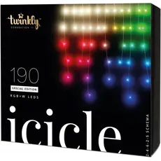 Светодиодная Smart LED гирлянда Twinkly Icicle RGBW 190 