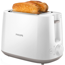 Тостер PHILIPS Daily Collection HD2582/00 в белом цвете 