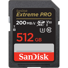 SanDisk 512GB SDXC Class 10 UHS-I U3 V30 Extreme Pro (SDSDXXD-512G-GN4IN) 