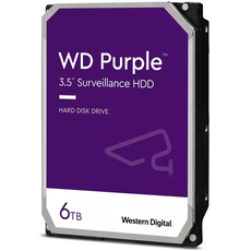 Жесткий диск Western Digital Purple 6TB 5400rpm 256MB WD64PURZ 3.5 SATA III (0718037897417) 