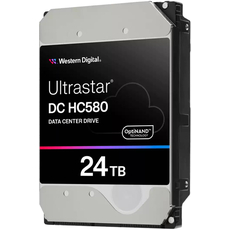 Жесткий диск Western Digital Ultrastar DC HC580 24TB 7200rpm 512MB WUH722424ALE6L4_ 0F62796 3.5" SATA III 