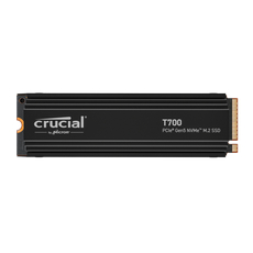 Crucial T700 with Heatsink 1TB M.2 NVMe PCIe 5.0 x4 3D NAND (TLC) (CT1000T700SSD5) 