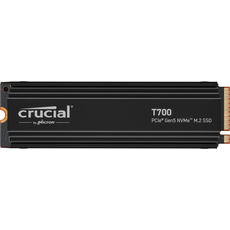 Crucial T700 with Heatsink 4TB M.2 NVMe PCIe 5.0 x4 3D NAND (TLC) (CT4000T700SSD5) 