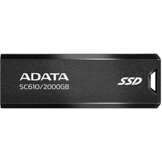 SSD диск ADATA SC610 2ТБ USB 3.2 Type-A 3D NAND TLC (SC610-2000G-CBK/RD) 