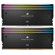 Оперативная память Corsair DDR5-6000 32768MB PC5-48000 (Kit of 2x16384) Dominator Titanium RGB (CMP32GX5M2B6000C30) 