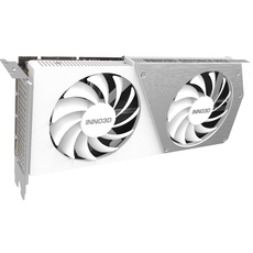 Видеокарта INNO3D PCI-Ex GeForce RTX 4060 Ti Twin X2 OC White 16GB GDDR6 (128bit) (2595/18000) (HDMI, 3 x DisplayPort) (N406T2-16D6X-178055W) 