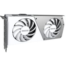 Видеокарта INNO3D PCI-Ex GeForce RTX 4060 Twin X2 OC White 8GB GDDR6 (128bit) (2490/17000) (HDMI, 3 x DisplayPort) (N40602-08D6X-173051W) 