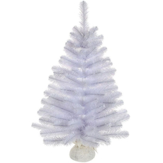 Искусственная сосна Triumph Tree Icelandic iridescent 0.6 м Белая с блеском (8712799297722) 