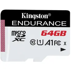 Kingston microSDXC 64GB High Endurance Class 10 UHS-I U1 A1 (SDCE/64GB) 