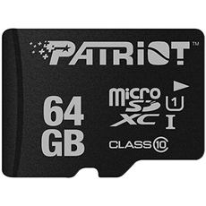 Patriot LX Series microSDXC 64GB Class 10 UHS-I U1 (PSF64GMDC10) 