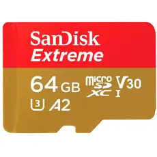 Карта памяти SanDisk Extreme microSDXC 64GB UHS-I (SDSQXAH-064G-GN6MA) 