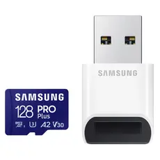 Карта памяти Samsung Pro Plus SDXC 128GB Class 10 UHS-I U3V30 (MB-MD128SB/WW) 
