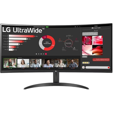 Монитор 34" LG Curved UltraWide 34WR50QC-B.AEU 