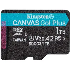 Карта памяти Kingston MicroSDXC 1TB Canvas Go! Plus Class 10 UHS-I U3V30 A2 (SDCG3/1TBSP) 