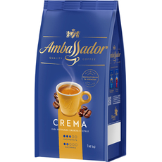Кофе в зернах Ambassador Crema 1000 г (8720254649665) 