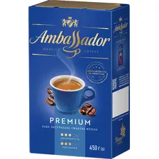 Кофе молотый Ambassador Premium 450 г (8720254065229) 