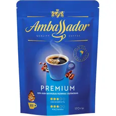 Кофе растворимый Ambassador Premium 170 г (8720254065687) 
