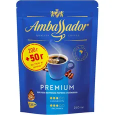 Кофе растворимый Ambassador Premium 250 г (8720254065700) 