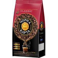 Кофе в зернах Чорна Карта Classic 1000 г (8720254065458) 