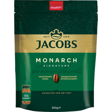 Кофе натуральный растворимый Jacobs Monarch 300 г (4820206290144) 