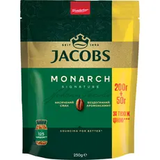 Кофе растворимый Jacobs Monarch 200 г + 50 г по той же цене (4820206290137) 