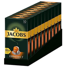 Упаковка кофе молотого в капсулах Jacobs Espresso 7 Classico совместимы с Nespresso 10 пачек x 10 шт (8711000376003) 